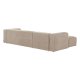 KAVE HOME Blok sofa, m. venstre chaiselong - beige polyester
