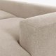 KAVE HOME Blok sofa, m. hjre chaiselong - beige polyester og stl