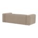KAVE HOME Blok sofa, m. hjre chaiselong - beige polyester og stl