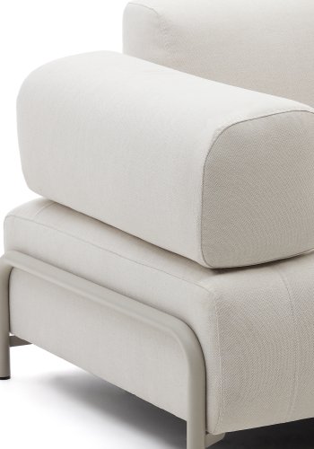 KAVE HOME Compo beige chenille arm