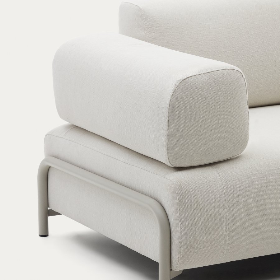 KAVE HOME Compo beige chenille arm