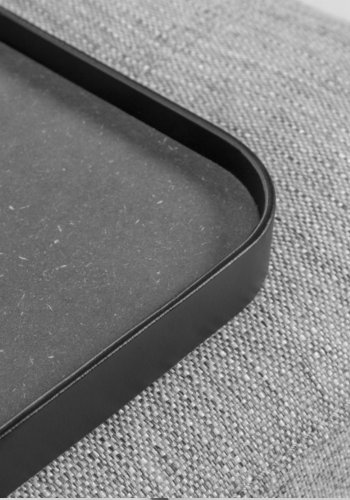 KAVE HOME lille Compo bakke - sort MDF og stl