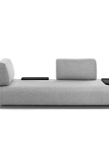 KAVE HOME lille Compo bakke - sort MDF og stl