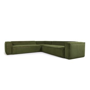 KAVE HOME Blok hjrnesofa - grn corduroy fljl (320x320)