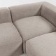 KAVE HOME Blok hjrnesofa - beige polyester