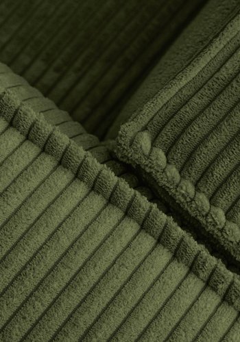 KAVE HOME Blok 3 personers hjrnesofa - grn corduroy fljl (290x230 cm)