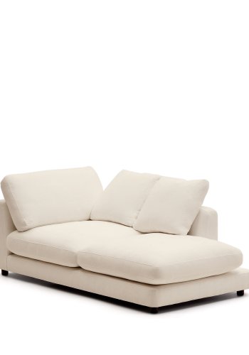 KAVE HOME Gala hjre chaiselong i beige, 193 x 105 cm