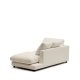 KAVE HOME Gala hjre chaiselong i beige, 193 x 105 cm
