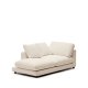 KAVE HOME Gala venstre chaiselong i beige, 193 x 105 cm