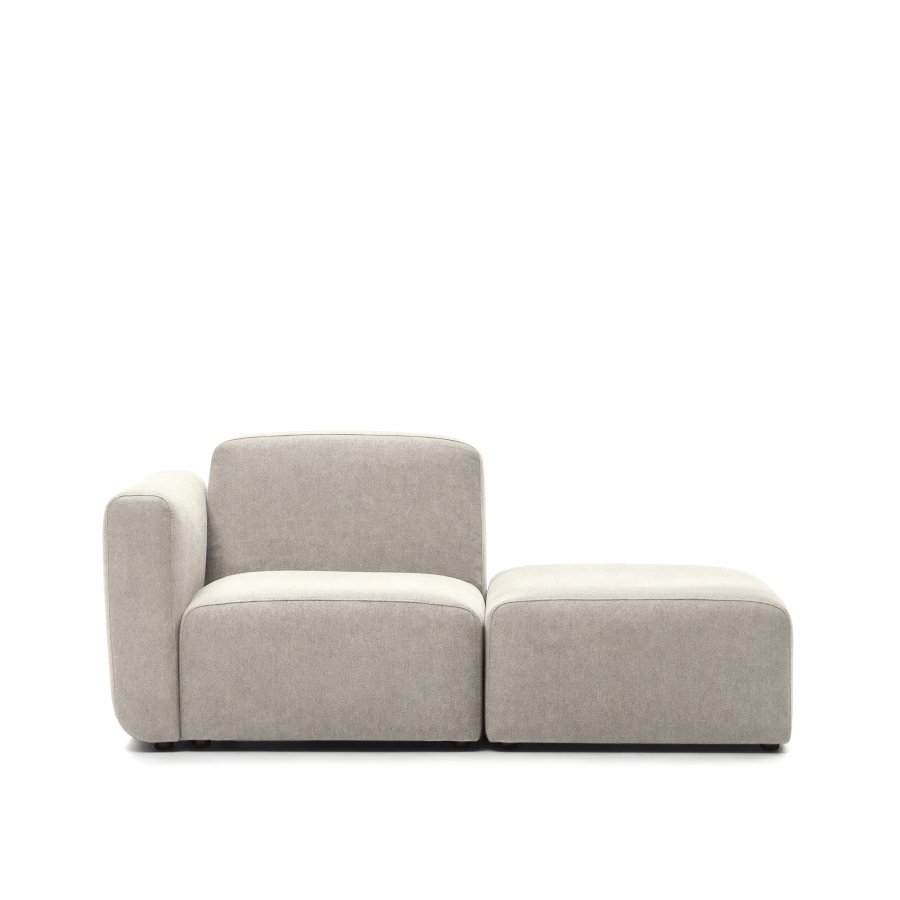 KAVE HOME Neom 1-personers modulsofa med rygmodul i beige, 169 cm FSC Mix Credit