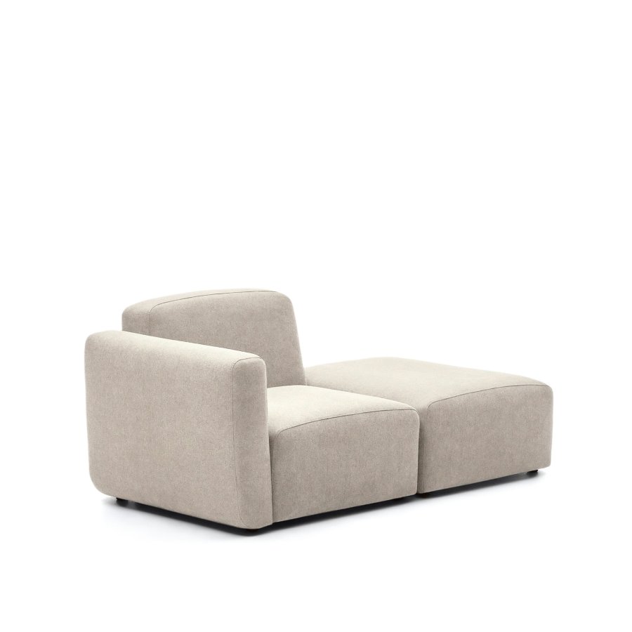 KAVE HOME Neom 1-personers modulsofa med rygmodul i beige, 169 cm FSC Mix Credit