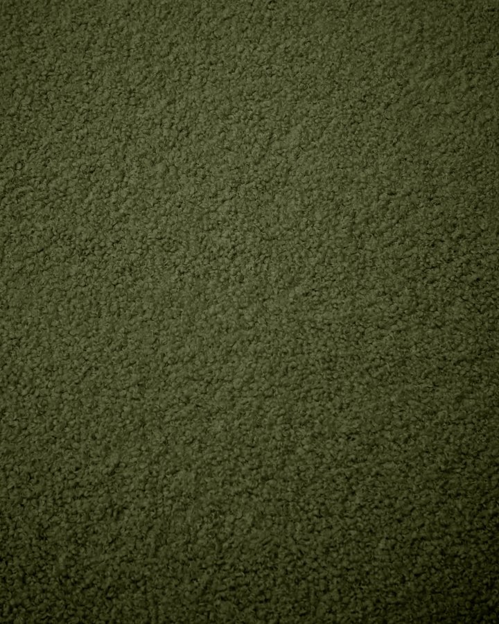 KAVE HOME Kaeli fodstttebetrk i grn bouclé 120 cm