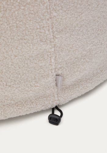 KAVE HOME Kaeli fodstttebetrk i ecru bouclé 120 cm