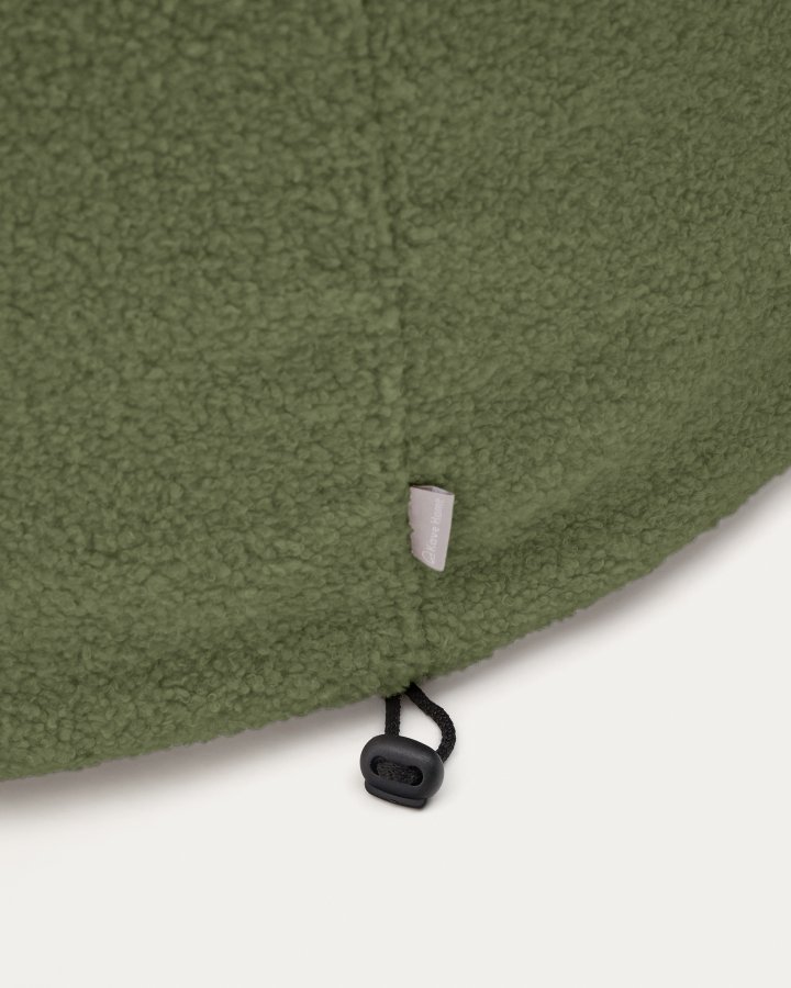 KAVE HOME Kaeli fodstttebetrk i grn bouclé 60 cm