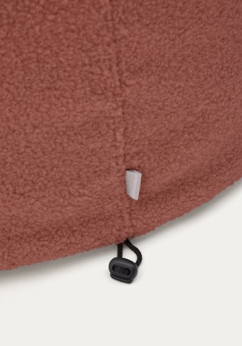 KAVE HOME Kaeli fodstttebetrk i terracotta bouclé 60 cm