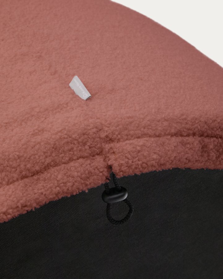 KAVE HOME Kaeli fodstttebetrk i terracotta bouclé 60 cm