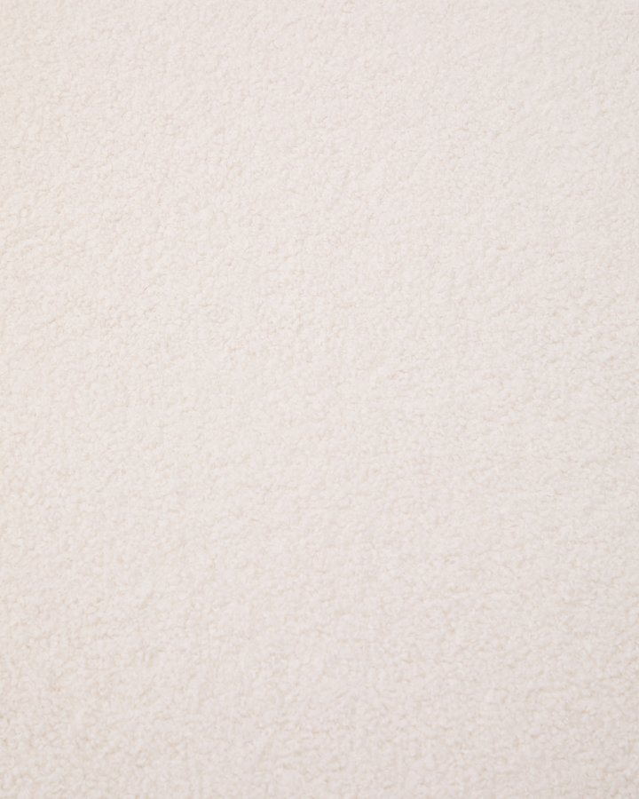 KAVE HOME Kaeli fodstttebetrk i ecru bouclé 90 cm