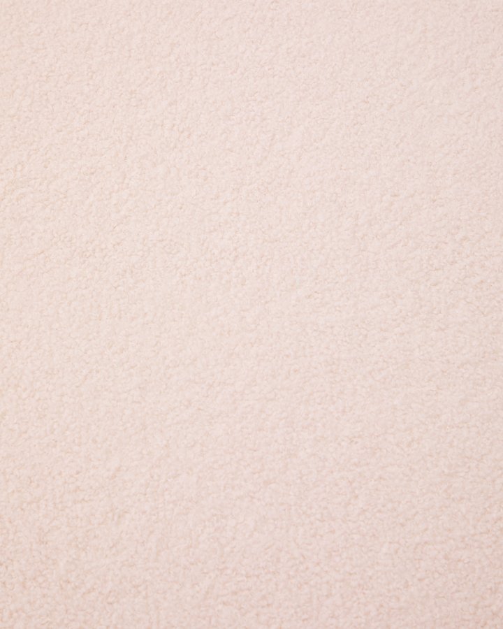 KAVE HOME Kaeli fodstttebetrk i pink bouclé 90 cm