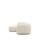 KAVE HOME Modulopbygget 2-personers sofa Martina i ecru chenille med venstre chaiselong 230 cm