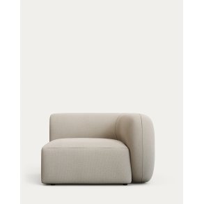 KAVE HOME Martina sofa 1-personers hjre sdemodul i ecru chenille