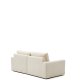 KAVE HOME Alea ecru chenille 3-personers modulsofa med aftageligt betrk 220cm
