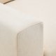 KAVE HOME Alea ecru chenille 3-personers modulsofa med aftageligt betrk 220cm