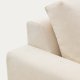 KAVE HOME Alea ecru chenille 5-personers modulsofa med venstre chaiselong og aftageligt betrk 340 cm