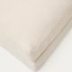 KAVE HOME Alea ecru chenille fodsttte med aftageligt betrk 90 x 90 cm