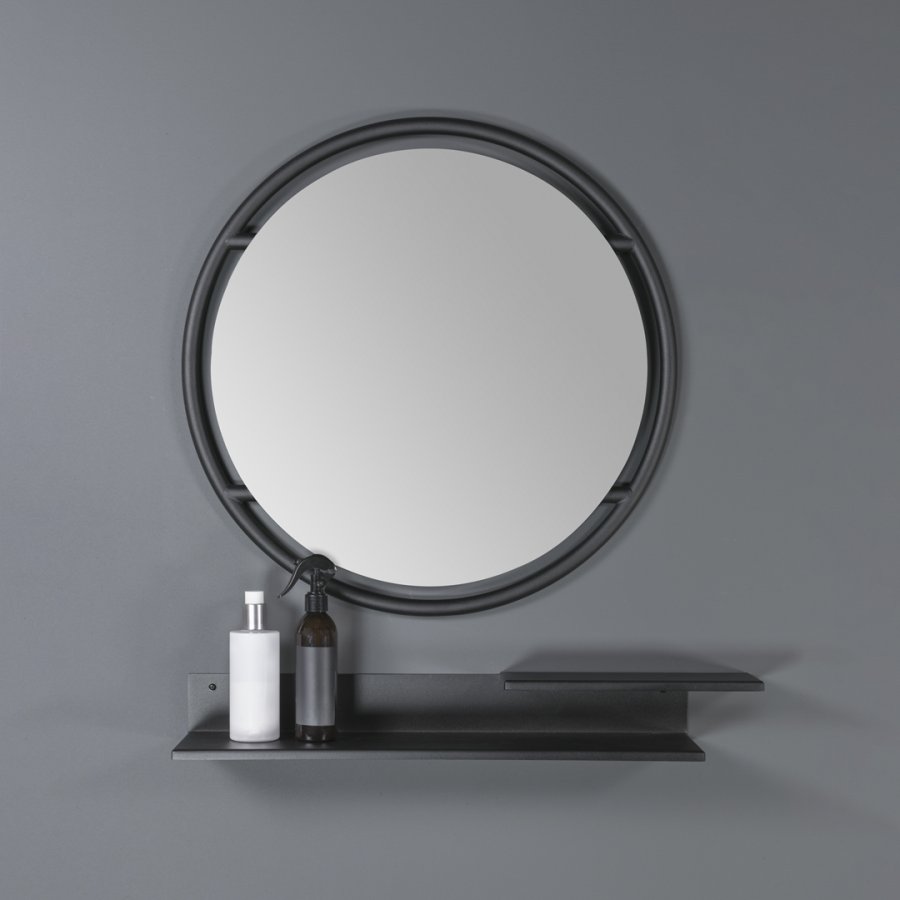 TORNA DESIGN Folded 2 vghylde - sort stl (B:67,5)