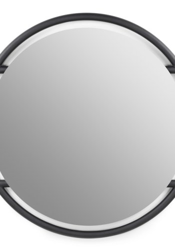 TORNA DESIGN Sfera S vgspejl, rund - spejlglas og sort stl (59)