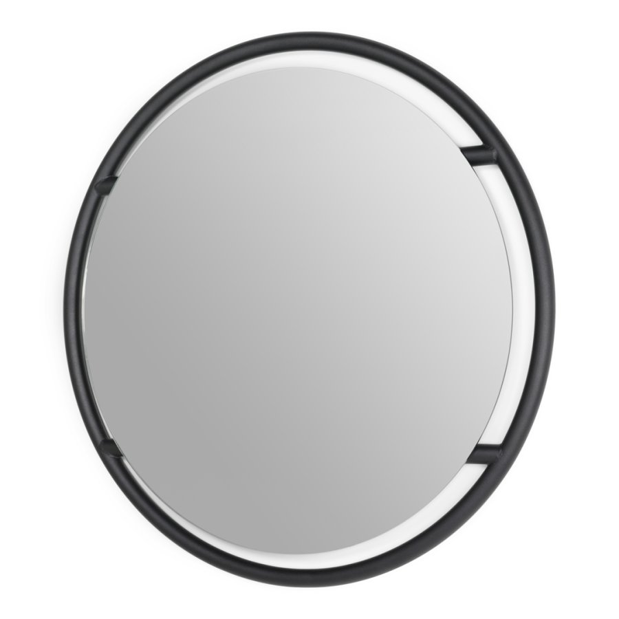 TORNA DESIGN Sfera S vgspejl, rund - spejlglas og sort stl (59)