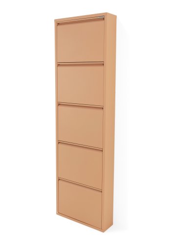 SPINDER DESIGN BILLY 5 skoskab, m. 5 lger - clay terra stl