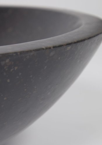 KAVE HOME Sunday hndvask til badevrelset, rund - sort terrazzo (40)