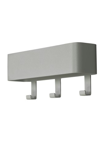 SPINDER DESIGN Dax Play knagerkke, m. 3 knager, m. hylde - stvet grn stl (27x12)