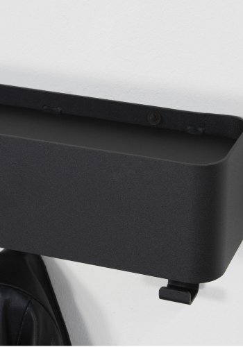 SPINDER DESIGN Dax Play knagerkke, m. 7 knager - sort stl 