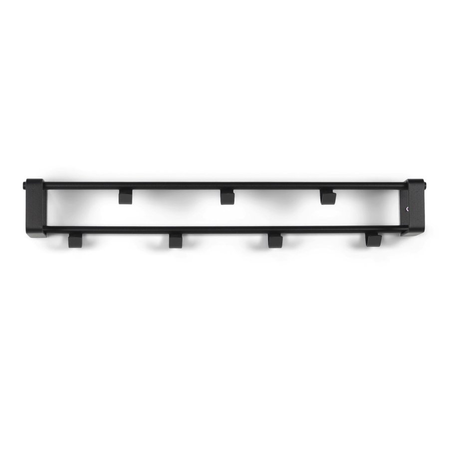 SPINDER DESIGN rektangulr Rex knagerkke, m. 7 knager - sort stl