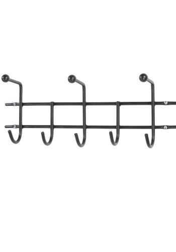 SPINDER DESIGN Barato 3 knagerkke, m. 8 knager - sort stl (45,6x18)