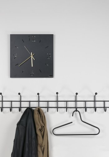 SPINDER DESIGN Barato 5 knagerkke, m. 20 knager - sort stl (119x18)