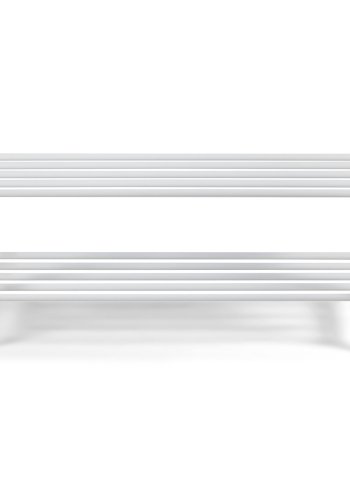 SPINDER DESIGN rektangulr Rex skohylde, m. 2 hylder - hvid stl