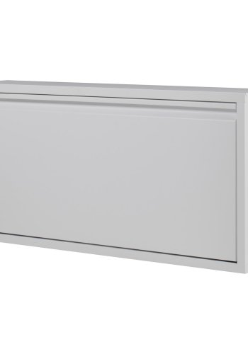 SPINDER DESIGN Billy skoskab, m. 1 lge, rektangulr - hvidt stl (75x37,5)