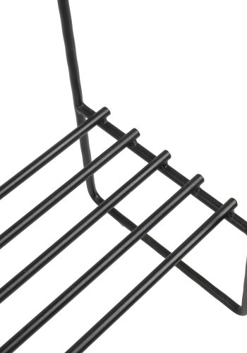 SPINDER DESIGN Clint konsolbord, m. 1 hylde - massivt egetr og sort stl (57x29)