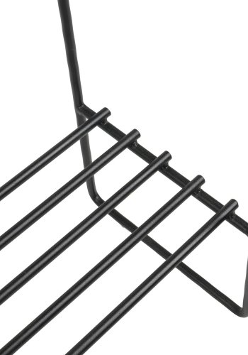 SPINDER DESIGN Clint konsolbord, m. 1 hylde - massivt egetr og sort stl (57x29)