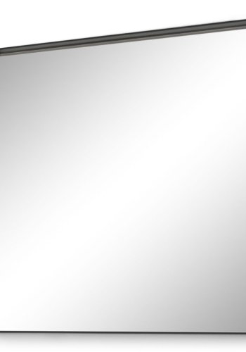 SPINDER DESIGN kvadratisk Donna vgspejl - spejlglas og sort stl (60x60)