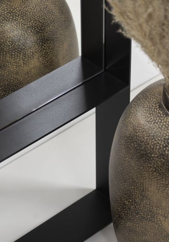 SPINDER DESIGN rektangulr Donna vgspejl - spejlglas og sort stl (60x190)