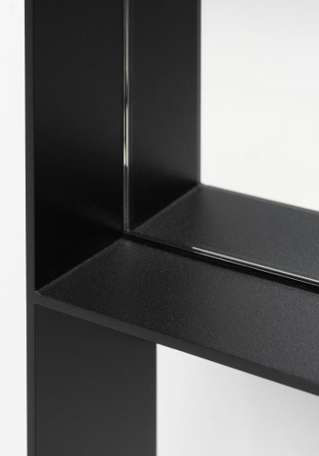 SPINDER DESIGN rektangulr Donna vgspejl - spejlglas og sort stl (60x190)