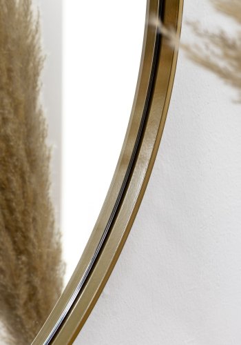 SPINDER DESIGN rund Donna vgspejl - spejlglas og guld stl (90)