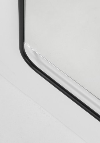 SPINDER DESIGN Clint XL vgspejl, rektangulr - spejlglas og sort (46x175)