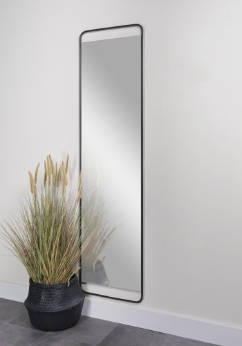 SPINDER DESIGN Clint XL vgspejl, rektangulr - spejlglas og sort (46x175)