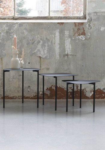 SPINDER DESIGN Do-re-mi sideborde - sort stl (st m. 3)