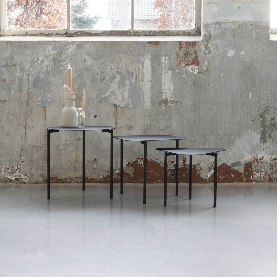 SPINDER DESIGN Do-re-mi sideborde - sort stl (st m. 3)